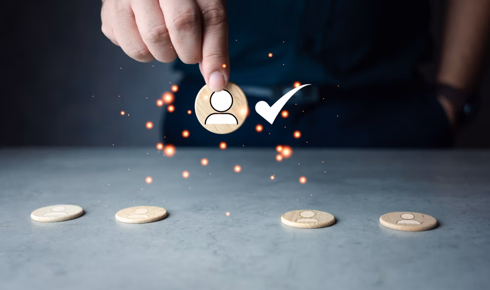 Cropped of hand select the best person in the team. How to Build a Better Project Management Team